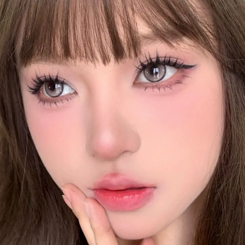 Fashion Sweet Self Adhesive False Eyelashes Comic Eye Soft Glue Free Fake Eyelashes Curled DIY Cluster False Lashes Daily