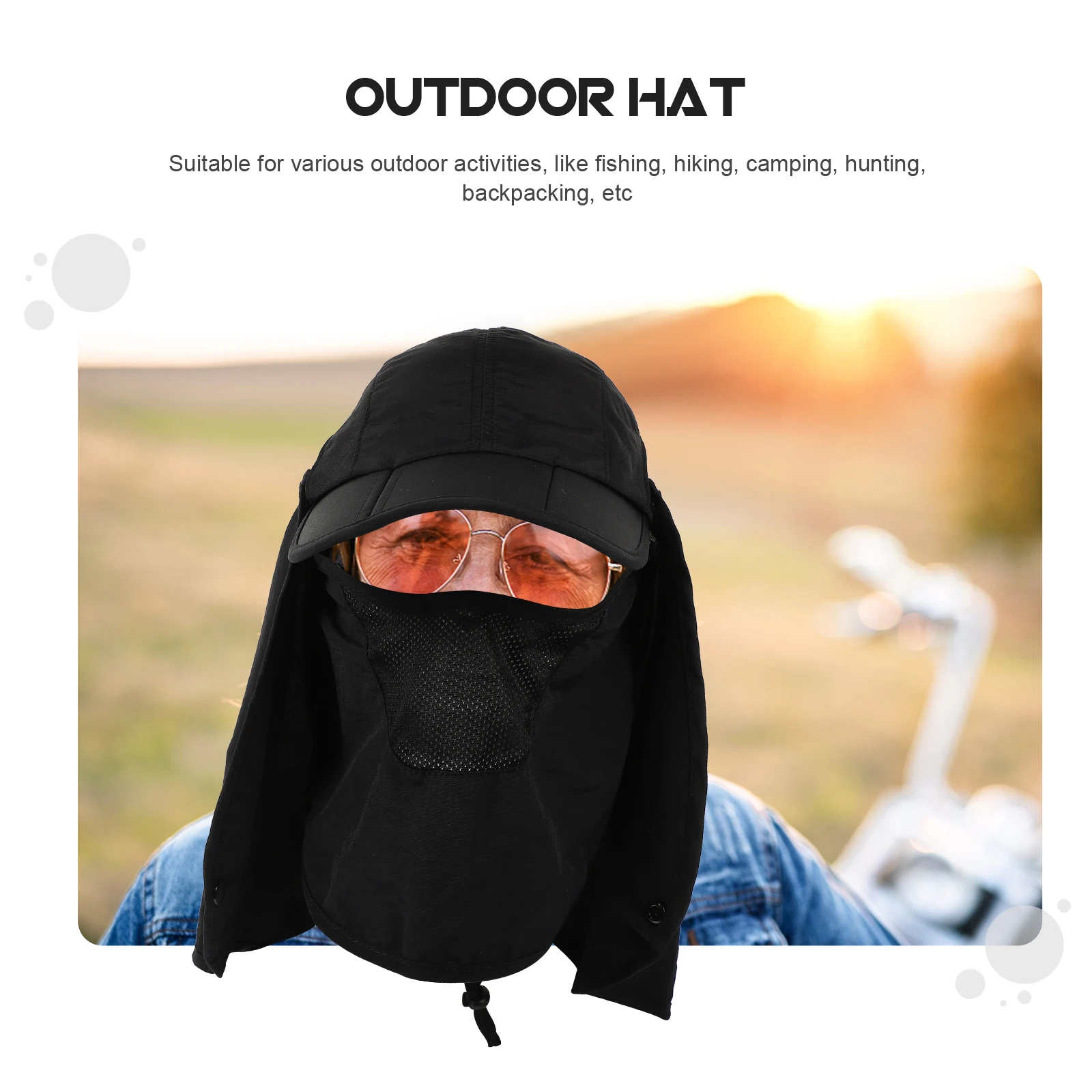 

Breathable Sun Hat Lightweight Foldable Summer Travel Multi Function Portable Fishing Hiking Camping Hunting Sun Protection Hat