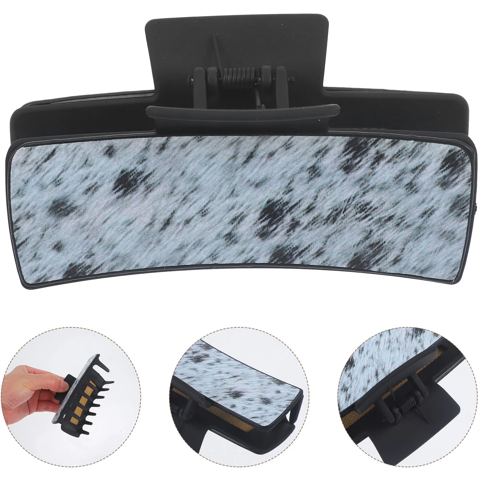 

Fashionable Western Style Large Hair Clip Faux Claw for Thick Hair Women's Jaw Clip Styling Accessory Tool