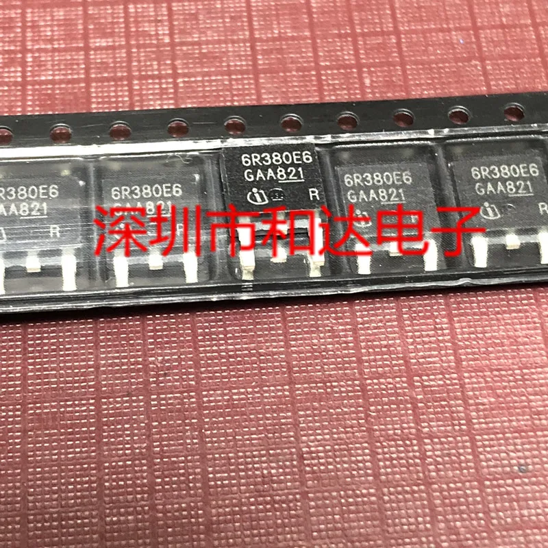 10 قطعة الاصلي جديد 6R380E6 IPD60R380E6 SMD إلى 252 650V 30A