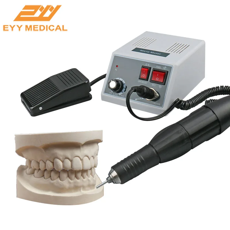 Dentista instrumento conjunto de ferramentas dicas handpiece dental laboratório motor 204 lidar com mini clínica polimento elétrico brushless