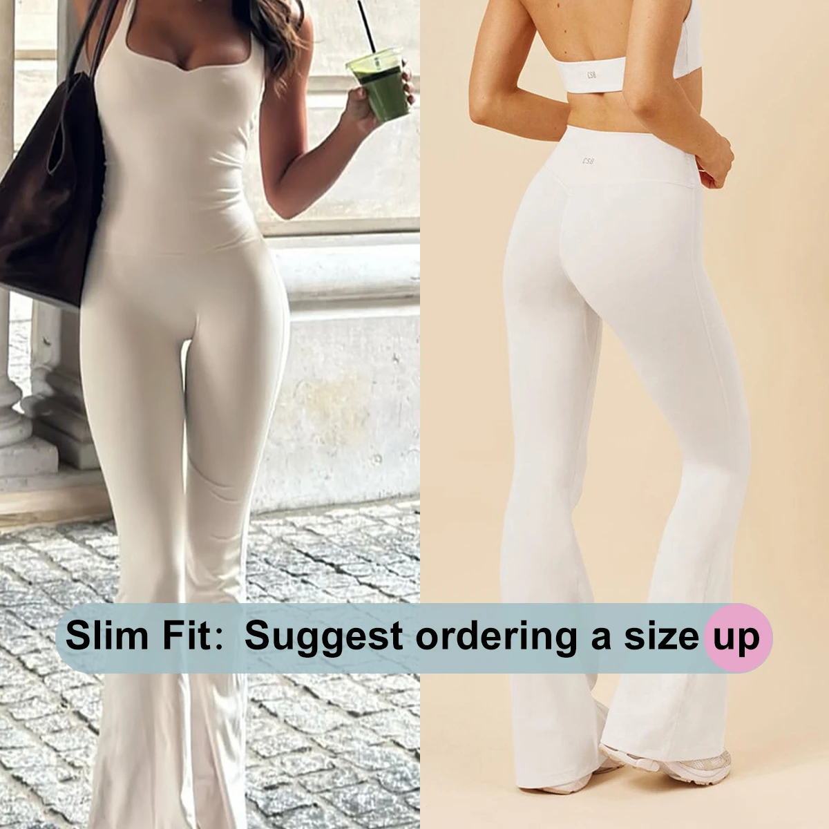 CSB Flare Legging Cintura Alta Hip Levantamento Fitness Elástico Bell Bottom Calças Ginásio Legging Mulher Calças de Yoga Roupas de Ginástica