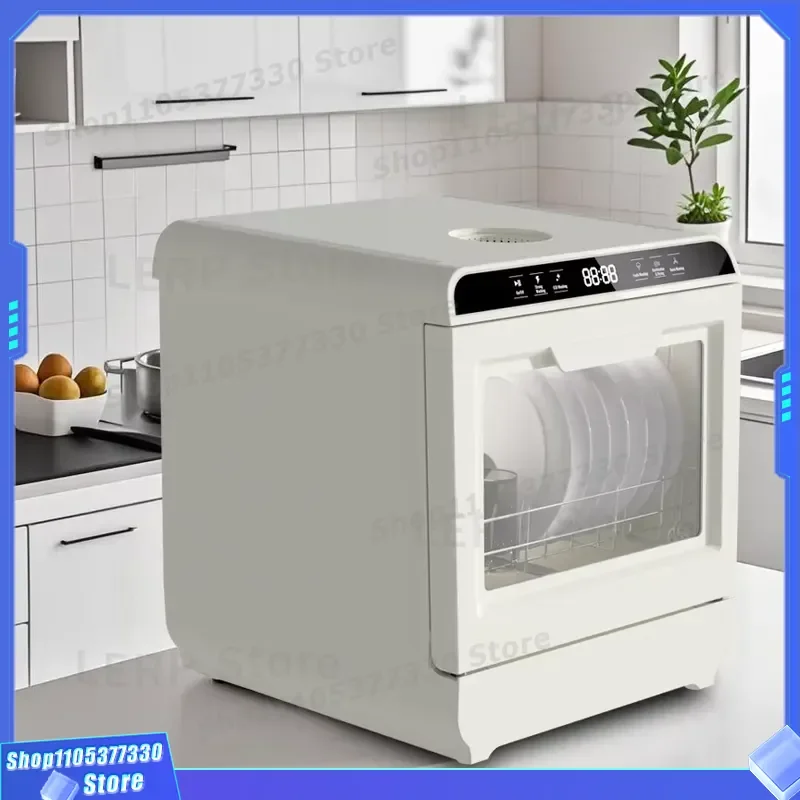 Portable Smart Mini Dishwasher for Home Kitchen Factory Direct Electric UV Drying 6-8 Sets Tableware for Hotels