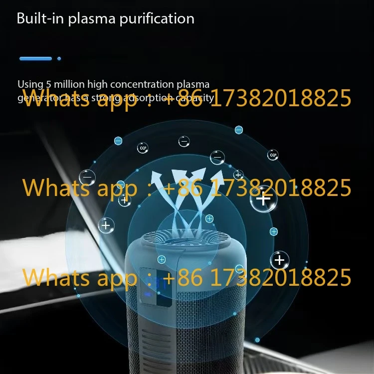 Portable Air Purifier with Intelligent Digital Display Battery Car Plasma Purifier New Model Features Negative Ion Technology