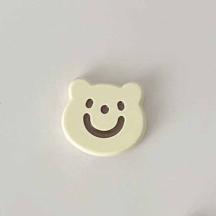 Miniatura Urso Resina Flatback Cabochões, Cute Cartoon Series, DIY Artesanato Materiais, Jóias Fazendo Encantos, 5pcs