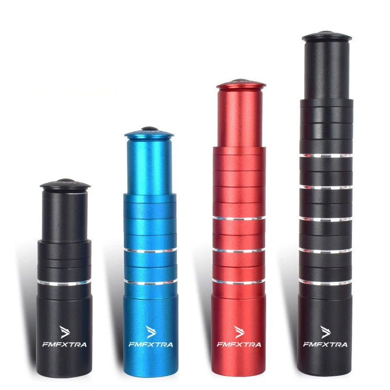 

Bike Handlebar Riser Bicycle Fork Stem Raiser Extender Head Up Raiser Aluminum Alloy 28.6 Height increaser Bicycle Stem 115-210
