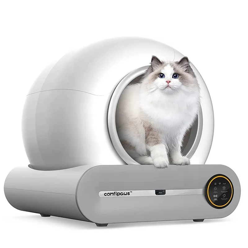 

Comfipaws Self Cleaning No Scooping, Automatic automatic Cat Box with Ionic Deodorizer and APP wifi