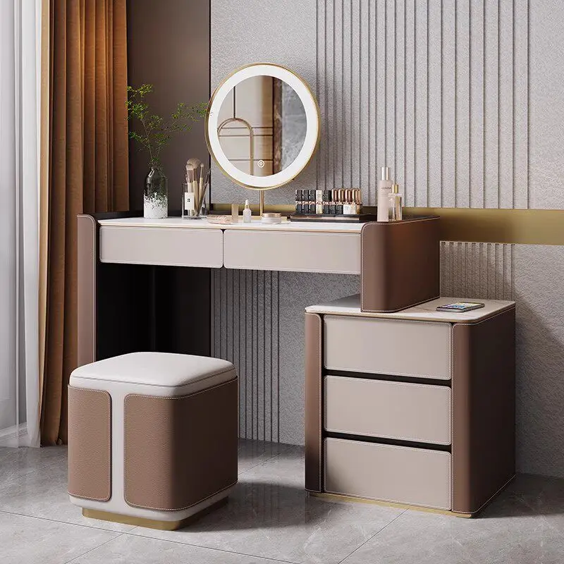 

Premium Aesthetic Beautiful Makeup Vanities Modern Luxury Dressing Table Unique Bedroom Furniture Vanity Tocador De Maquillaje