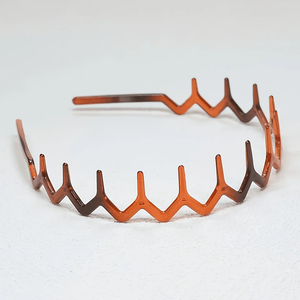 Wavy Tooth Hair Bands Non Slip Makeup Hair Accessories