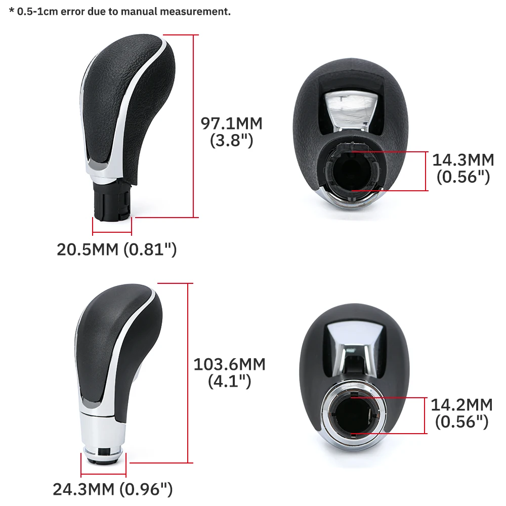 Free Shipping 1 x Universal Automatic Transmission Car Gear Shift Shifter Lever Knob For Opel/Vauxhall/Insignia WX-GSK97