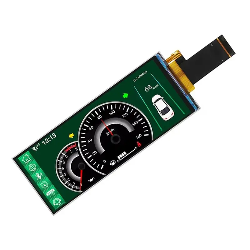 IPS Full Viewing Angle TFT LCD Display Module Bar Type 6.2 Inch 360X960 IPS TFT LCD Display SPI+RGB Interface-AEF7