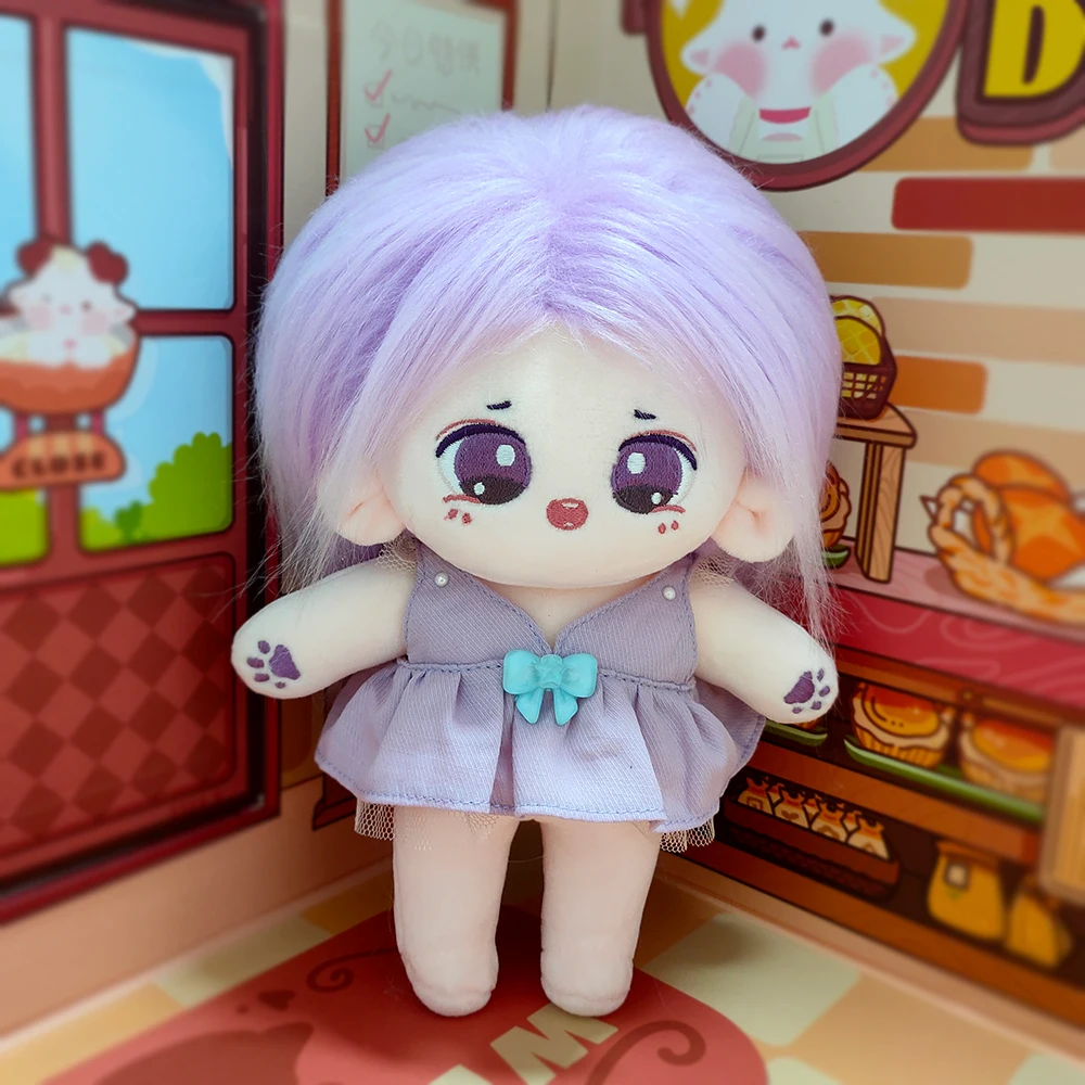 20cm IDol Doll Plush Cotton Star Dolls Kawaii Stuffed Baby Plushies No Attributes Dolls Toys Fans Collection Children Gifts