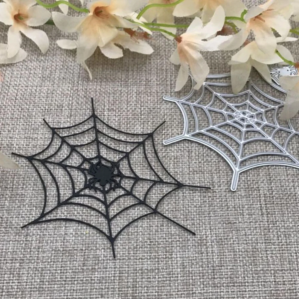 Halloween spider webs Metal Cutting Dies Stencils Die Cut for DIY Scrapbooking Album Paper Card Embossing