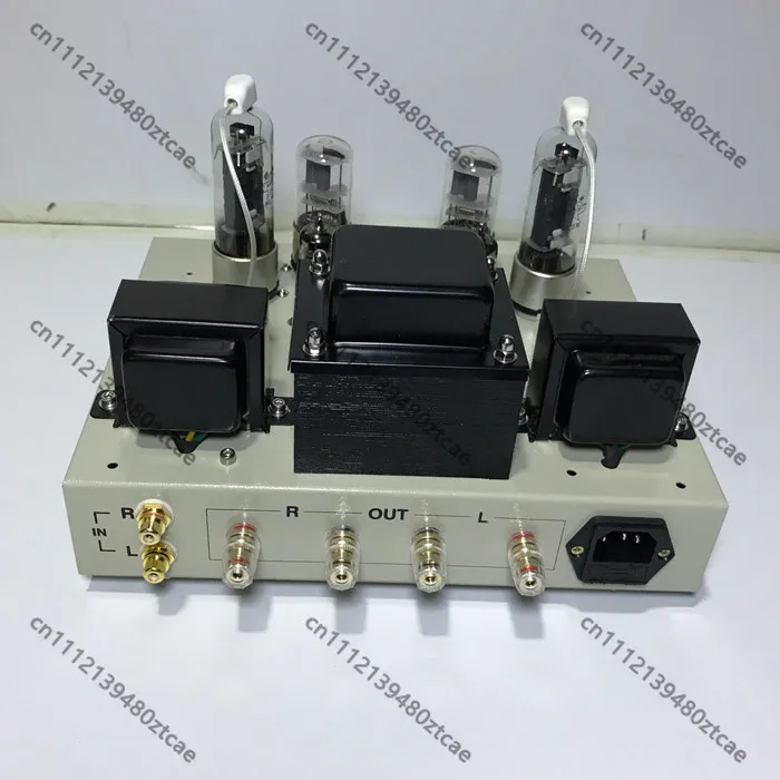 Pure Hand Point-to-Point Wiring SE Class A Tube Amp Dual 6Z4 Rectifier 6P13P HiFi Stereo Finished Amplifier