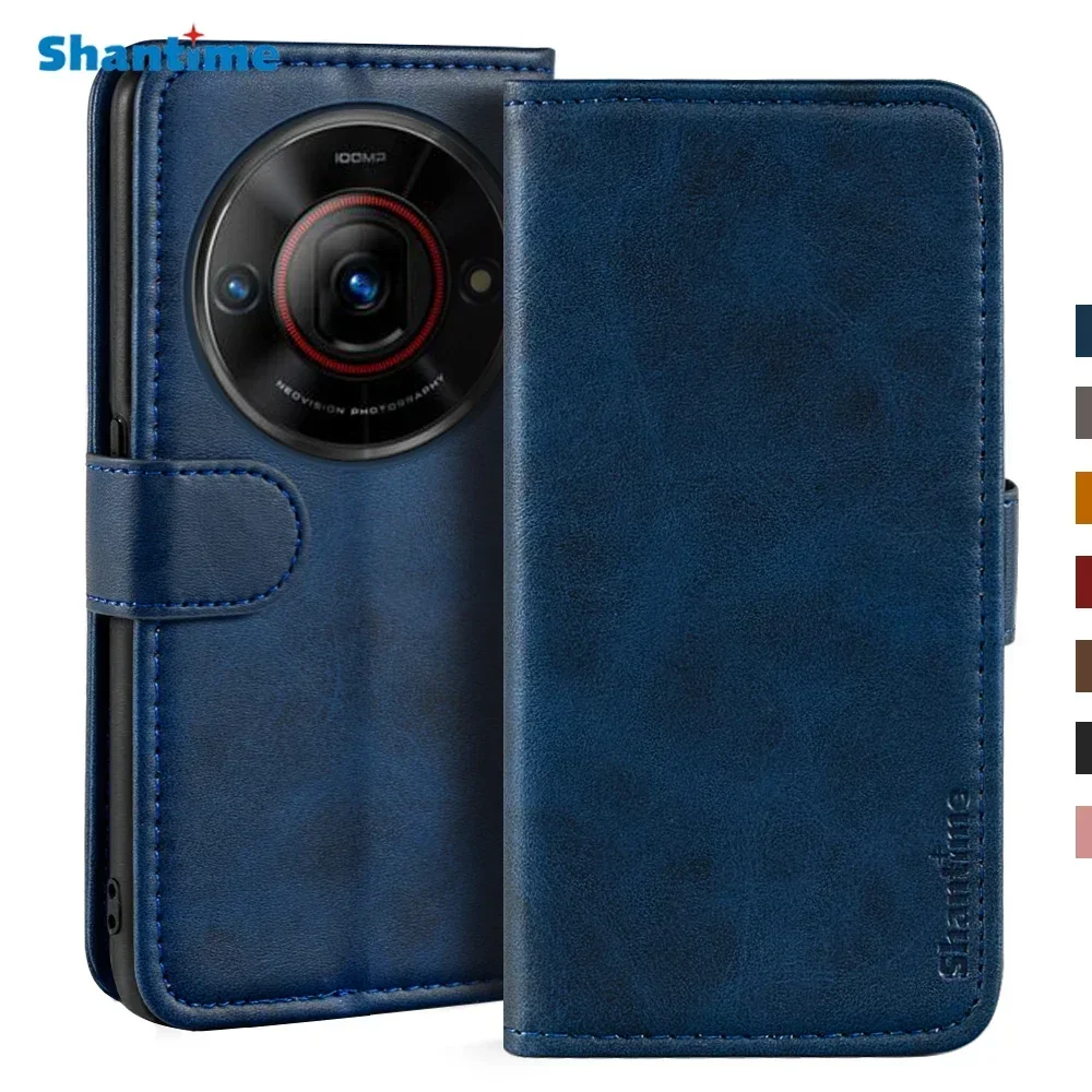 Case For ZTE Nubia Focus 5G Case Magnetic Wallet Leather Cover For Nubia NX302J 5G Nubia Mavericks 5G Stand Coque Phone Cases