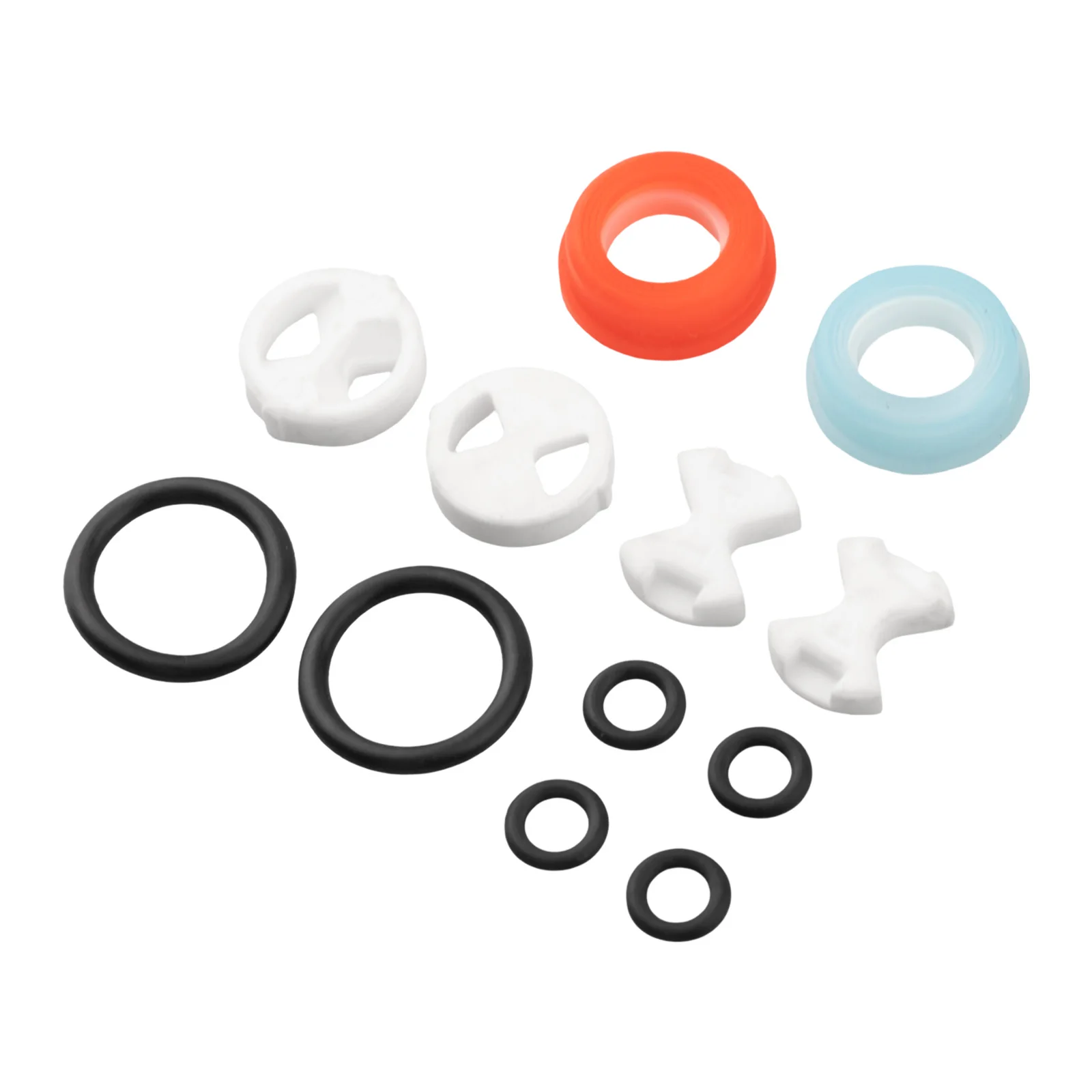 Restore Proper Functioning Faucet Cartridge Replacement Kit 12 Pieces Porcelain Chip Strong Sealing Performance