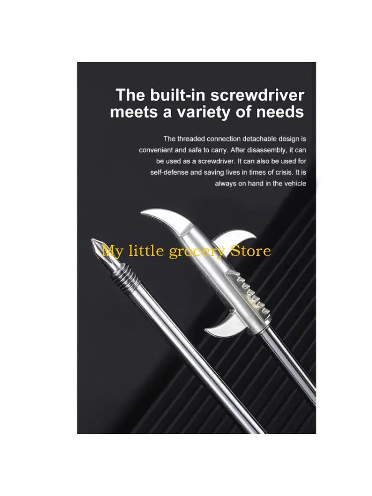 

D5BD Delicate Car Tire Debris Removal Hook Alloy Construction Nonslip Grip For Vehicle And Road Hazard Prevention