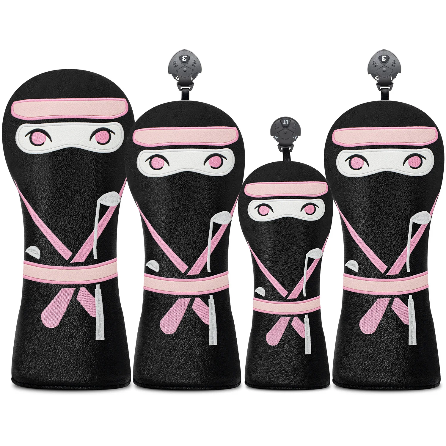 Golf Club Head Covers: PU ,Driver, 135UT, and Putter Head Covers – Creative Design for Club Head Protection - view 3