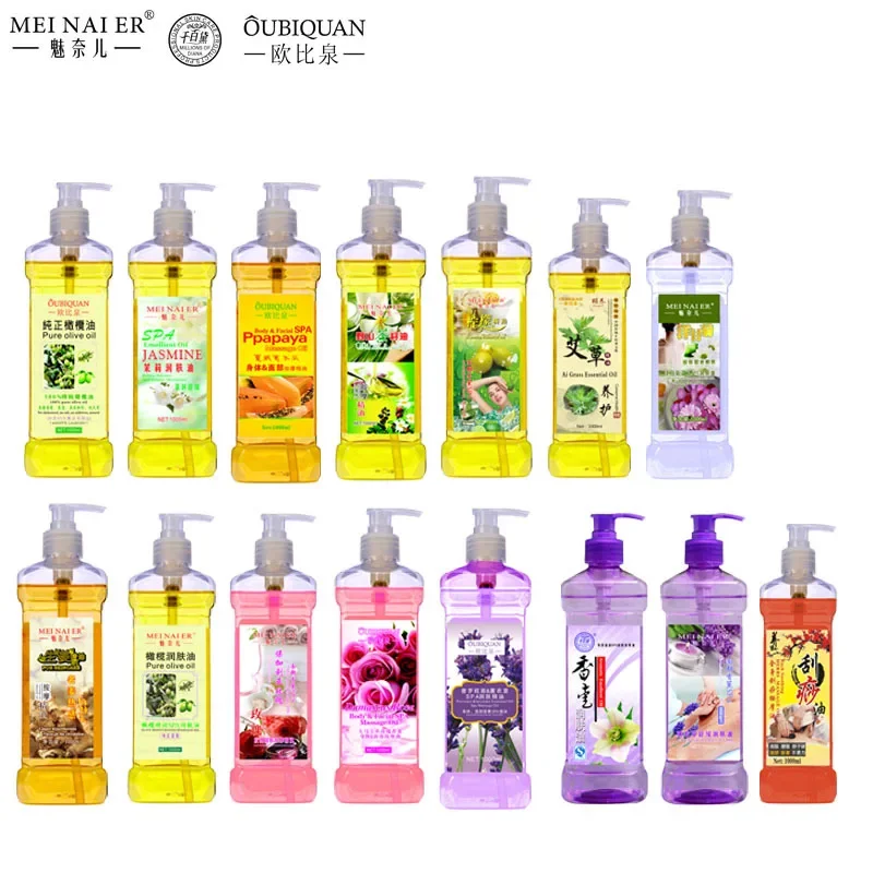 500ML Facial Body Massage Essential Oil Moisturizing Vegetable Oil Open Back Scraping Massage Essential Oil BB oil free shipping