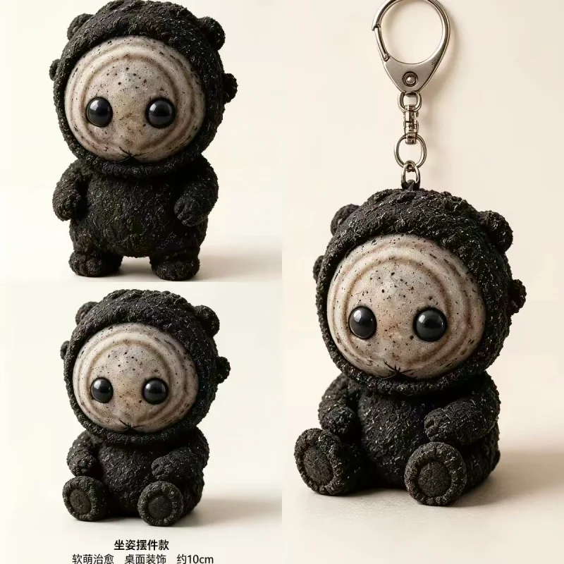 Ghost Donggung Theme Figure Bag Charm 10cm Resin Model Keychain Korean Drama Merchandise Cute Cartoon Horror Ornament Gift Toy