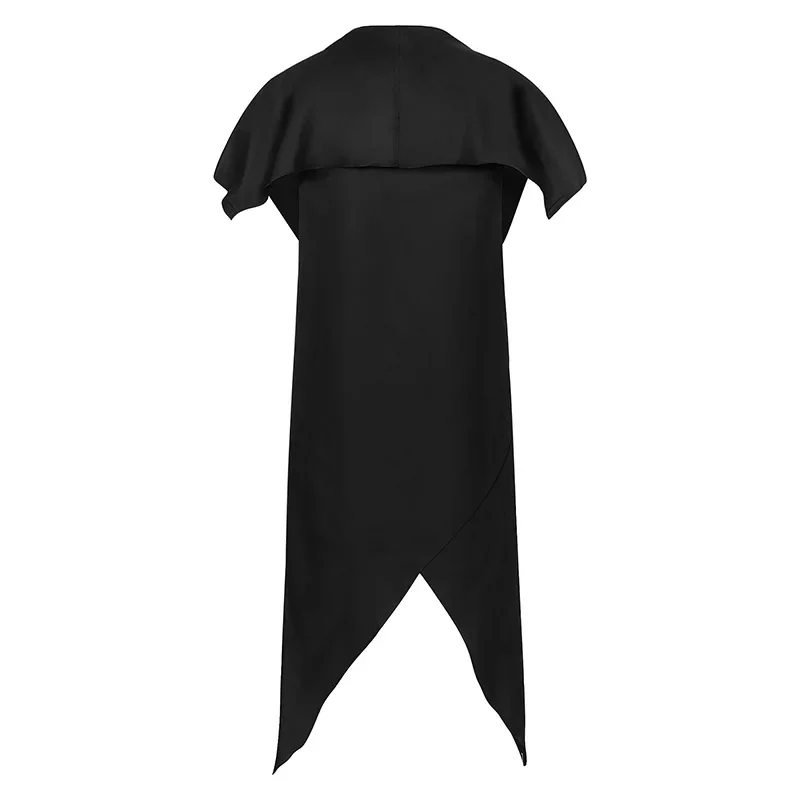 Nueva ropa Retro Medieval europea y americana, abrigo Punk de longitud media para hombre