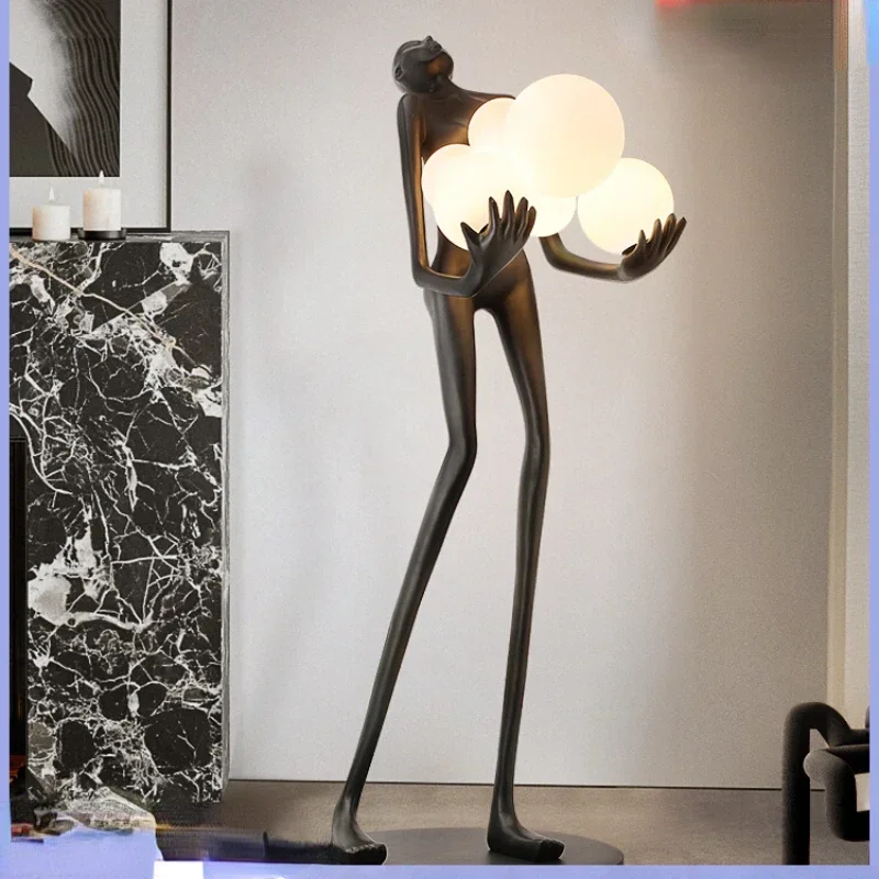 

Decoration Floor Lamp Rear Living Room Sculpture Art Ball Modeling Lamp