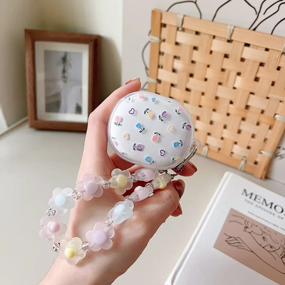 Чехол для xiaomi Redmi Buds 4 Lite, цветной цветочный прозрачный Силиконовый ТПУ чехол для наушников redmi buds4 lite, чехол coque