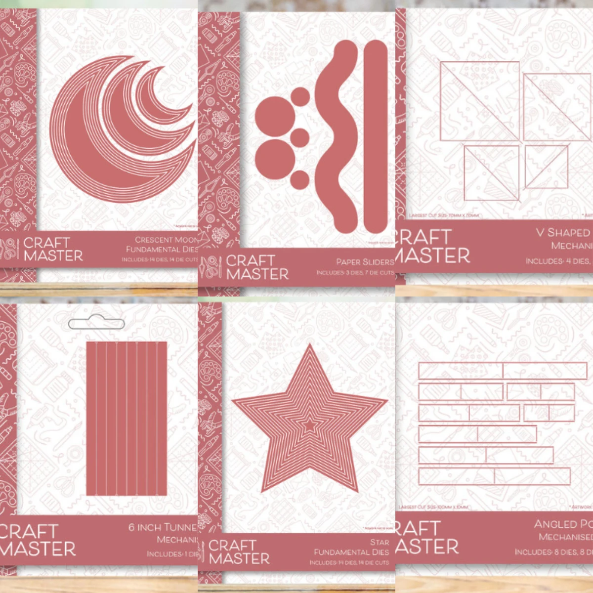 Five-pointed Star Scenery 2025 New Dies Scrapbook Diary Decoration Stencil Embossing Template DIY Greeting Card Handmade