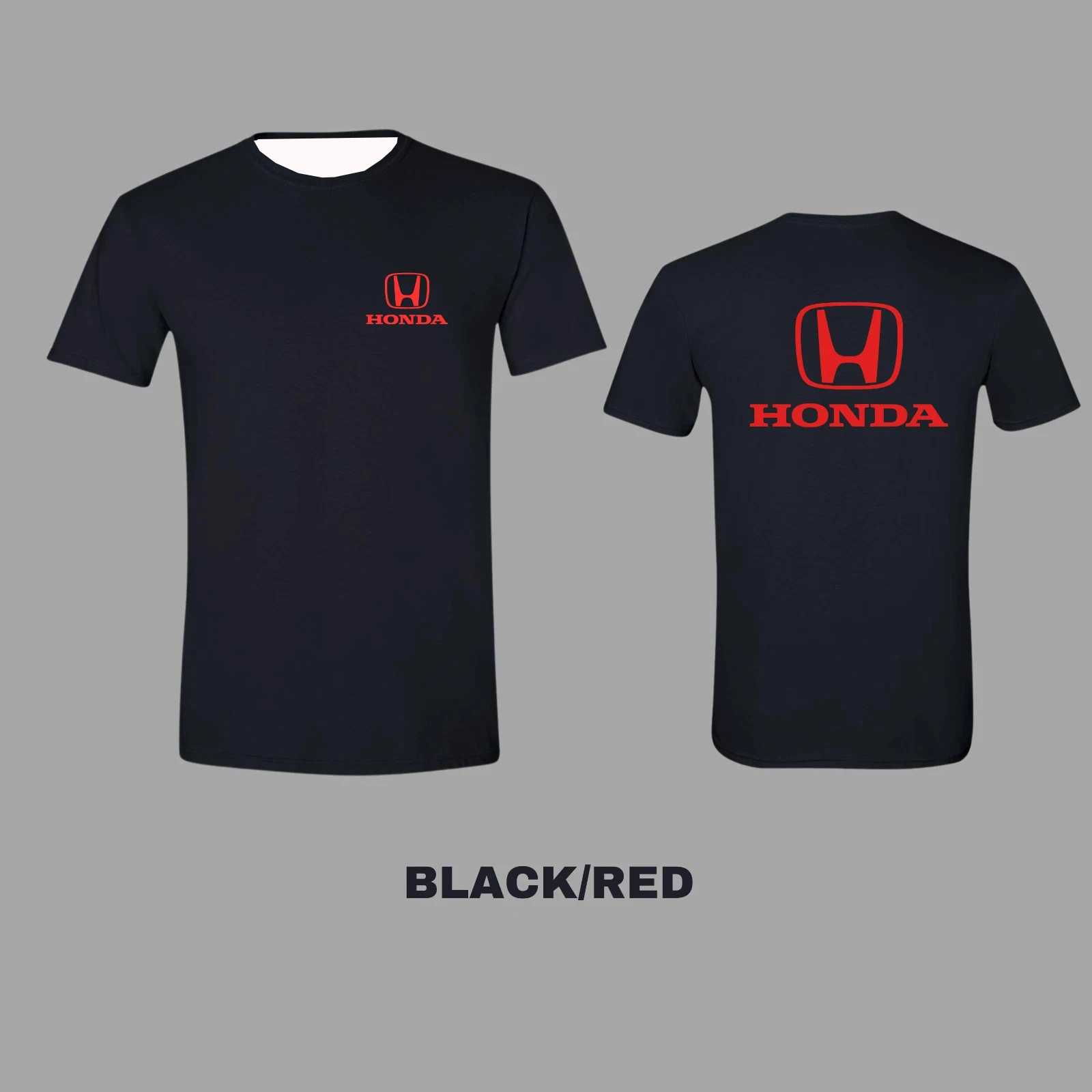 2025 جديد هوندا عالية الجودة قصيرة الأكمام قميص الرجال النساء المألوف تي شيرت غير رسمي ثلاثية الأبعاد رقيقة تنفس التجفيف السريع جيرسي