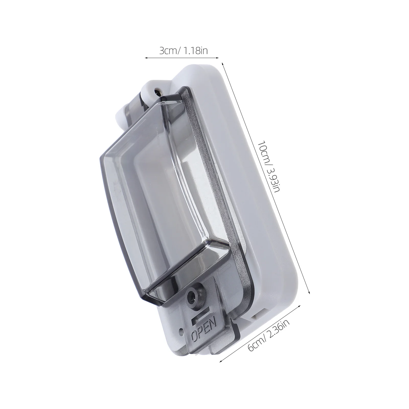 Decorative Switch Plate Covers Modern Design Easy Install Wall Light Protector for Indoor Outdoor Use Safe