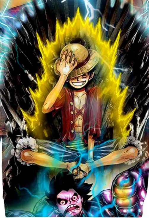 Outono tripulação pescoço uma peça moletom luffy super saiyan anime natal moletom inverno confortável elegante pulôver agasalho topos