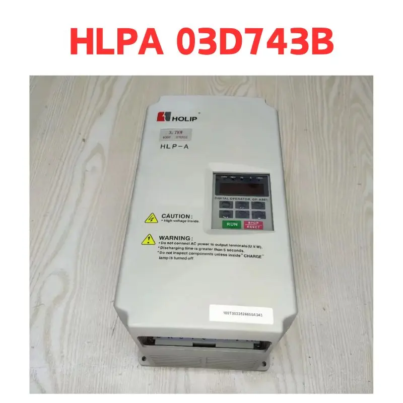 

second-hand inverter HLPA 03D743B, function well Tested well and shipped quickly