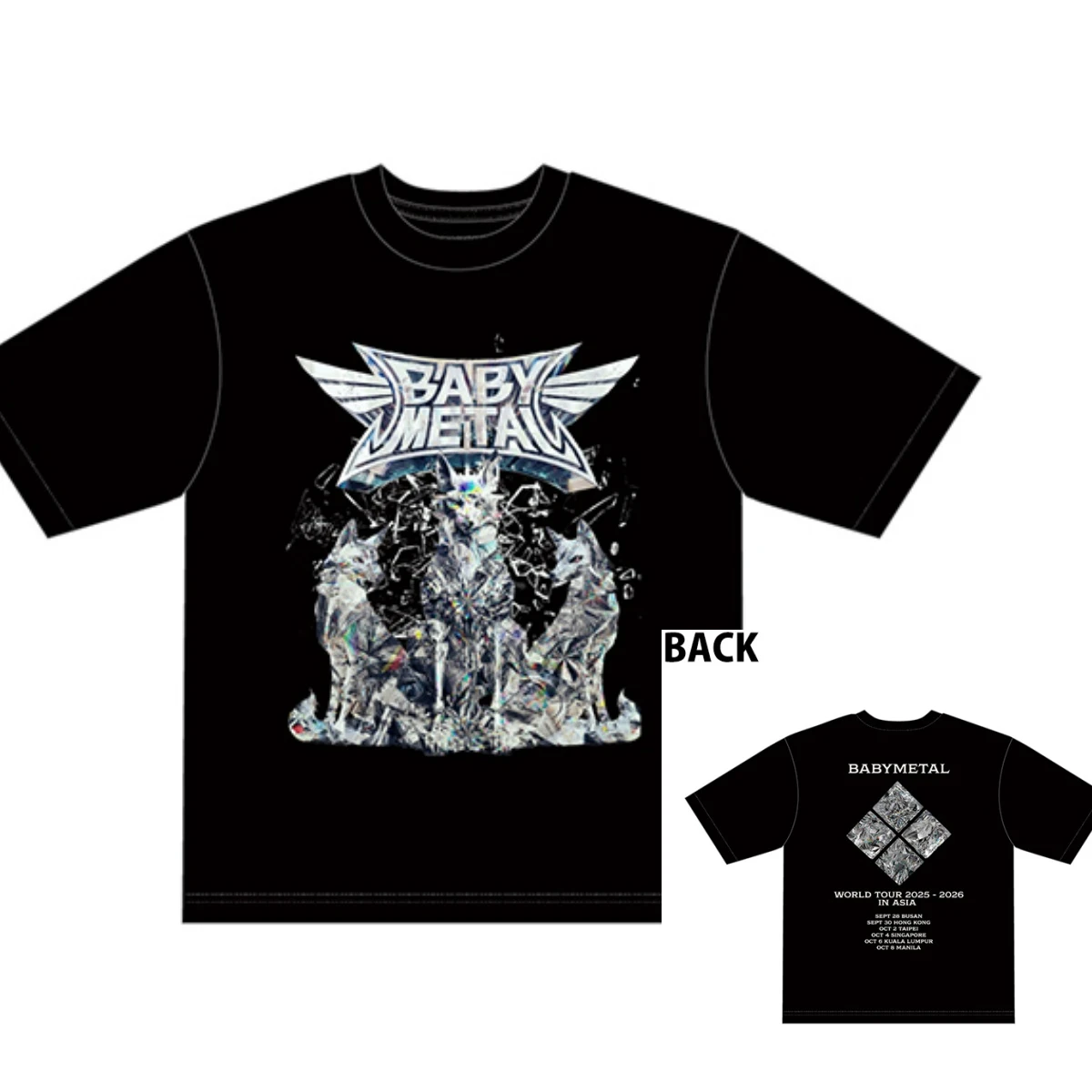 Slaughter To Prevail BABYMETAL Band T-Shirt Baumwolle Grafik-T-Shirt Herren Damen Sommer Streetwear – Detail 3