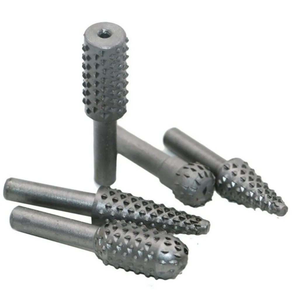Imagem -06 - Krachtige Peças Rasp Rotativo Hss Cabeça de Moagem Ferramenta Elétrica Carpintaria Cortador Brocas Rotativo Arquivos Artesanato Shank 4