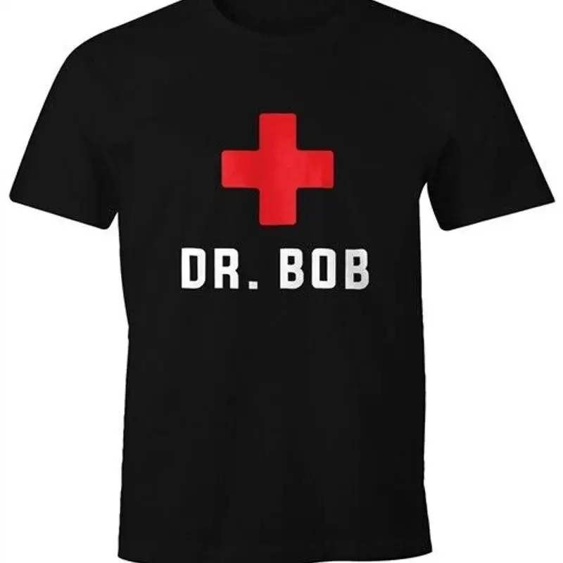

Мужская рубашка Dr Bob Jungle Doctor Emergency Doctor Fun Moonworks ®