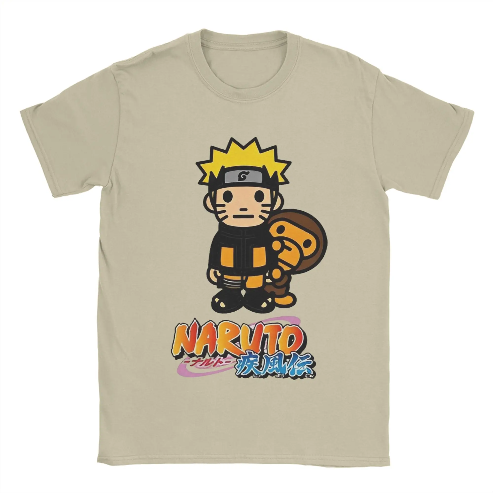 

Naruto T-Shirt Men's Cotton Top Tee Novelty Crewneck Short Sleeve