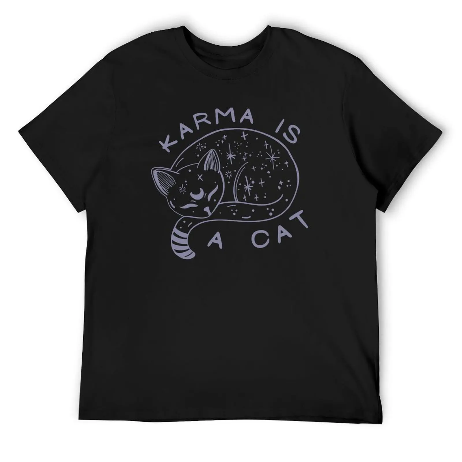 

Karma is a cat | Karma T-Shirt anime tshirt plus size clothes sublime Men's t-shirts