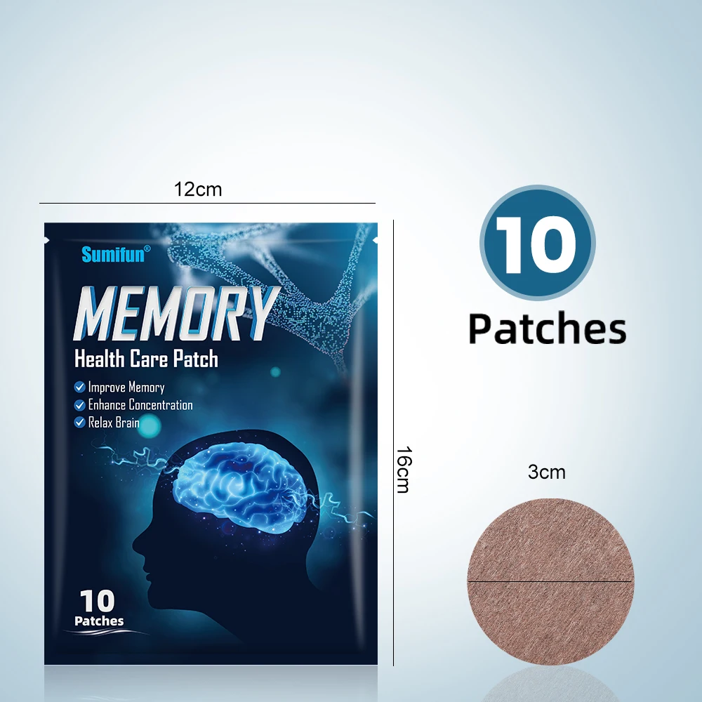 10/30/50Pcs Sumifun Memory Health Care Patches Treating Alzheimer\'s Disease For Elderly Child Sticker Massage Medical Plaster