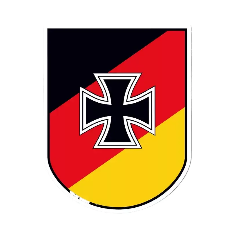 ملصقات عاكسة مقاومة للماء الحرب العالمية الثانية شعار عسكري قبعة ملصق ألمانيا إديلويس ملصقات الديكور متعددة الحجم