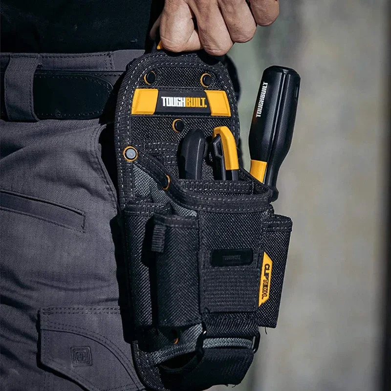 Imagem -03 - Toughbuilt Tb-ct36-m7 Tb-ct-36-l7 Técnico Bolsa de Bolsos Médio Grande Organizador de Ferramentas Cinto Bolsa Acessórios de Ferramentas