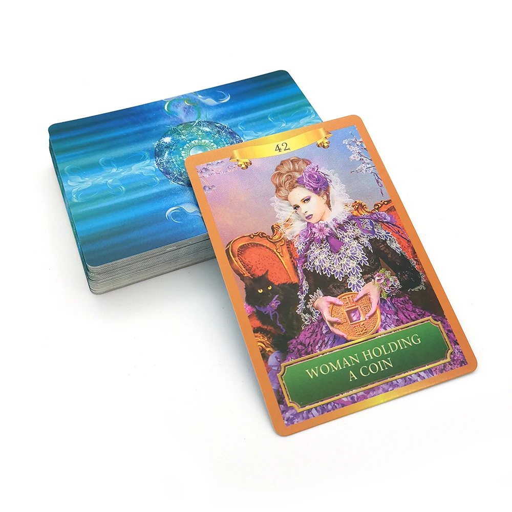 energy Oracle Tarot Cards English Version Deck Tarot Board Games Playing Card Divination Fate Entertainment Table Game