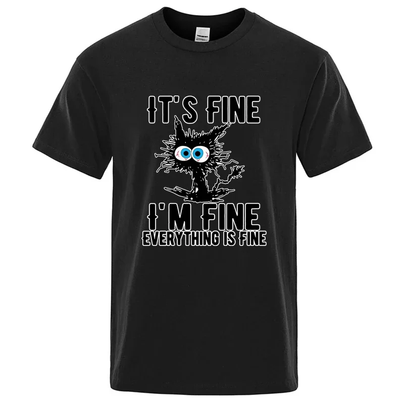 Herren-T-Shirt von hoher Qualität, 100 % Baumwolle, modisch, leicht, atmungsaktiv, bequem, lustig, Street-Trend, lässig, kurzärmelig, Herren-Top