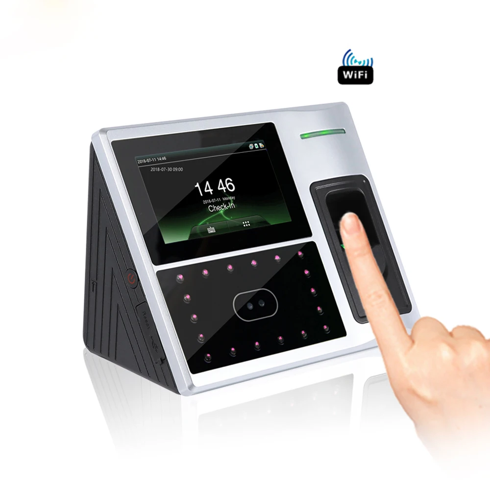 

Zc01 Biometric Wireless Fingerprint and Face Time Attendance Machine and Access Control System with WIFI/TCP/IP/USB Port