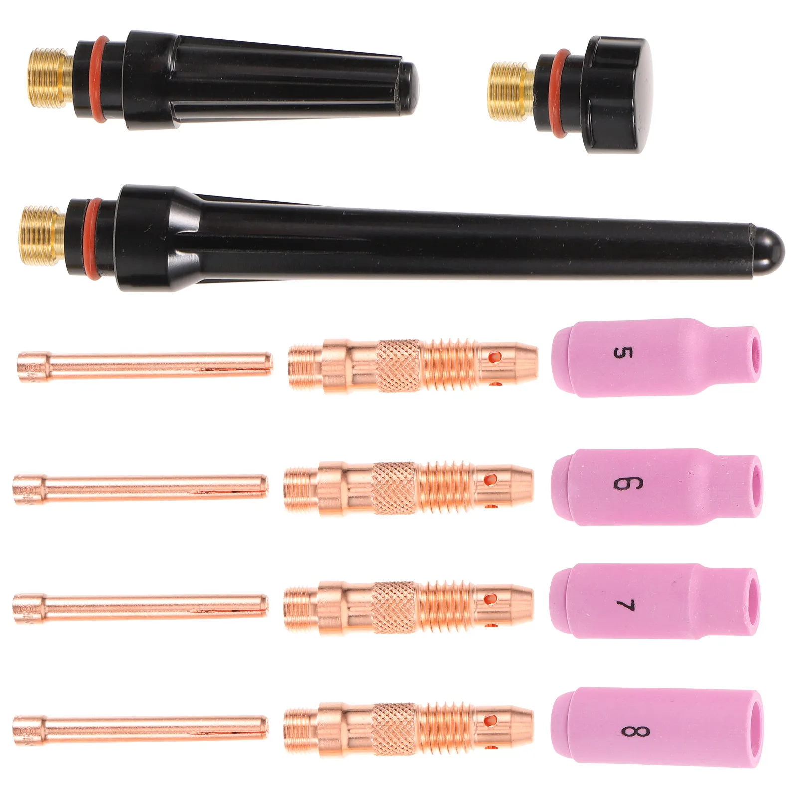 

1 set TIG Welding Torch Accessories WP17 WP18 WP26 Wire Mesh Screen PTFE Material Durable Cup Nozzle
