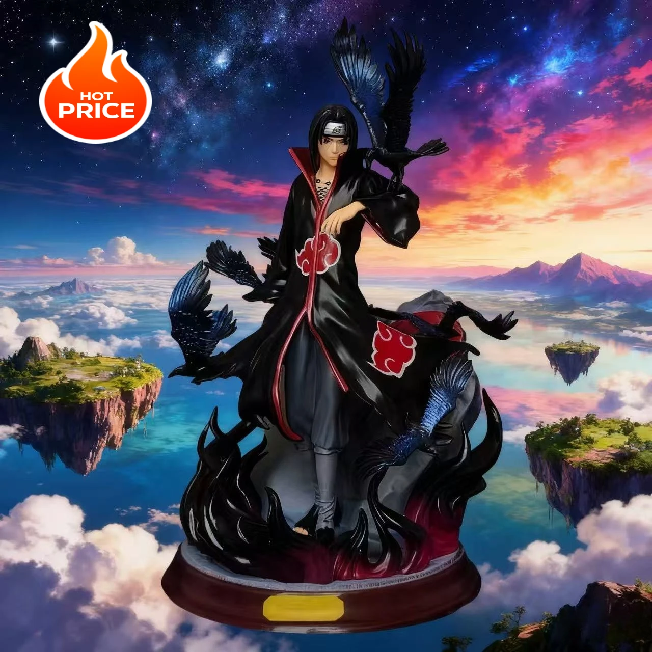 

New style with high quality 28cm Popular Naruto Anime Model Uchiha Itachi Statue Toy Home Decor Ornament for Boyfriend Gift