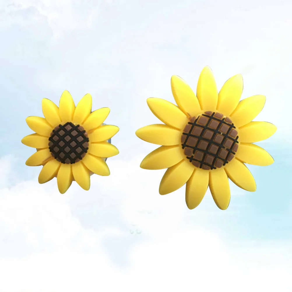 

2Pcs Car Perfume Clip Aromatherapy Diffuser Sunflower Shape Car Vent Air Freshener Auto Interior Decoration Auto Adornment