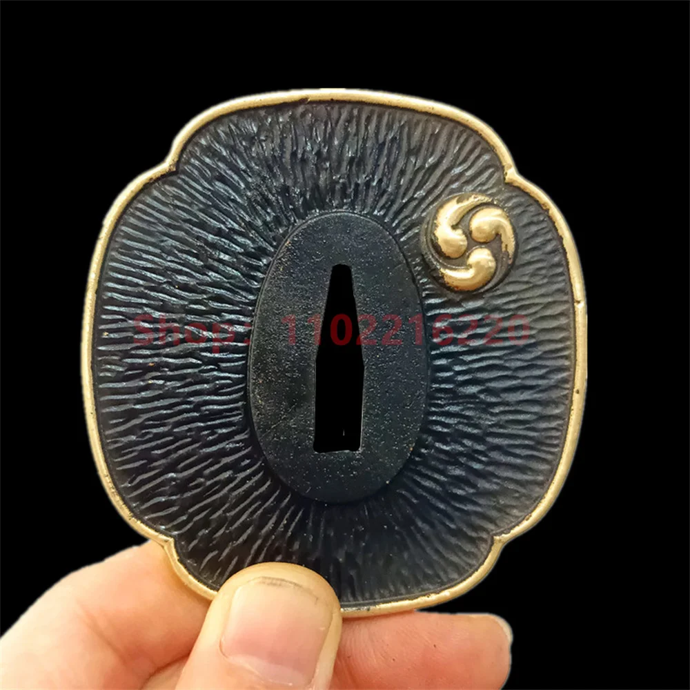 Unique Japanese Samurai Katana Fittings Copper Tsuba Handguard Guard Brass Fuchi Kashira Menuki For Japan Sword Parts - view 2