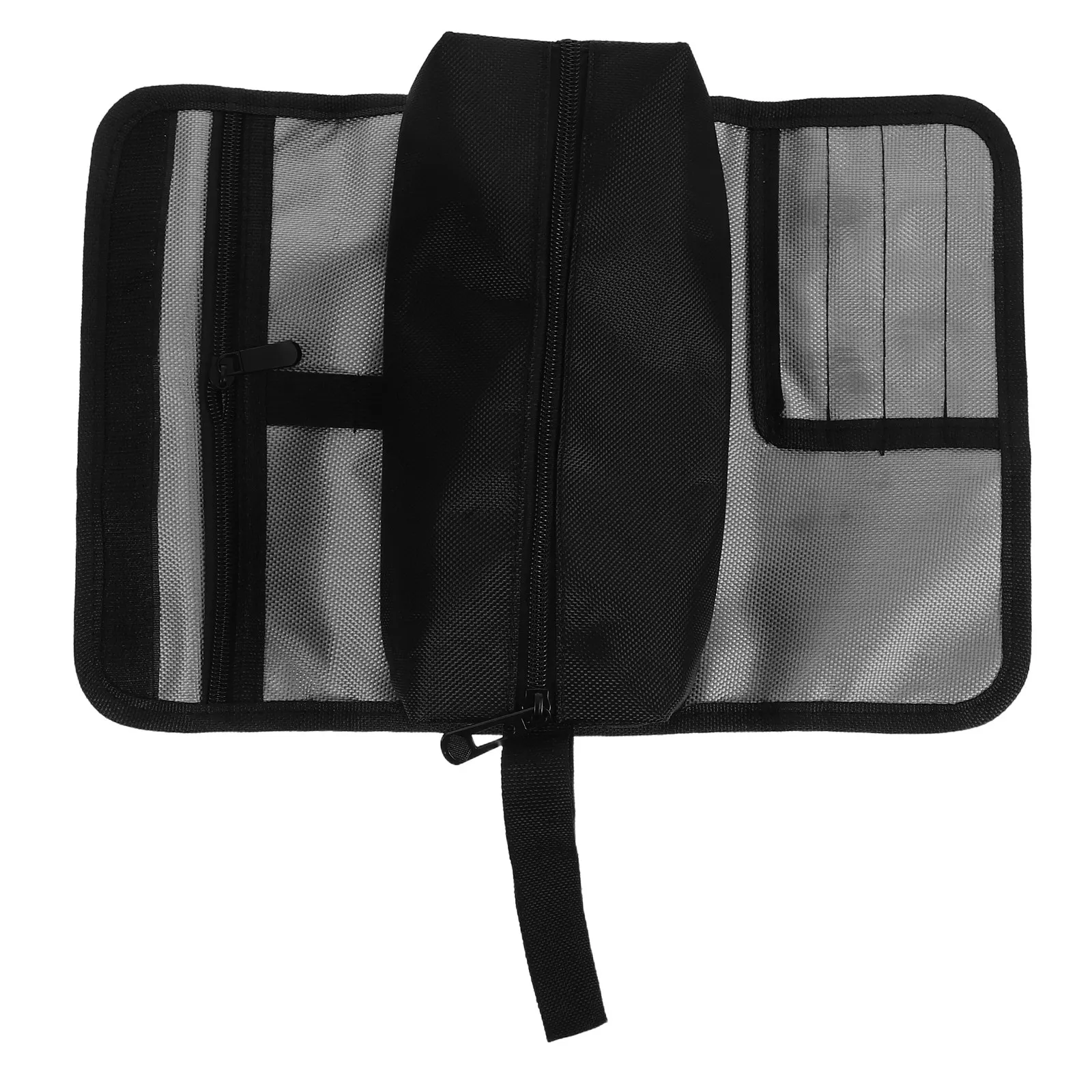 Small Maintenance Tool Pouch Compact Electrician Tool Bag Oxford Cloth Foldable Roll Up Storage Bag for Electrical Computer