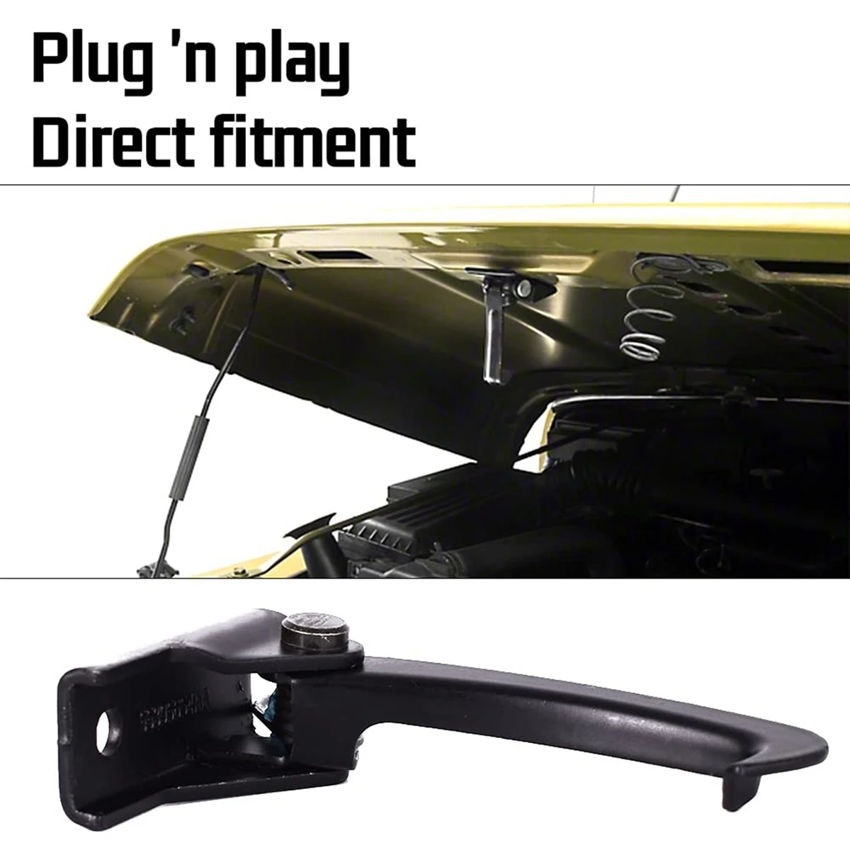 

M93K-Car Kits Accessories Parts Hood Safety Catch Hook For Jeep Wrangler For JK 2007-2018 Crown 55395654AA