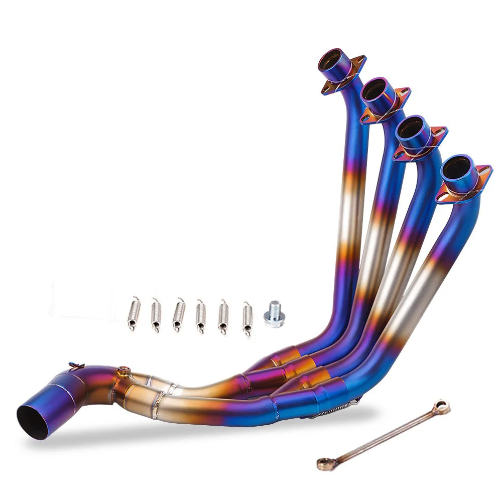 أنظمة العادم لهوندا CBR650R/F CB650R CB650F 2014-2023 أنابيب عادم كاتم صوت العادم الأمامي